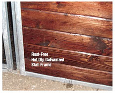 Rust Free Hot Dip Galvanized Stall Frame