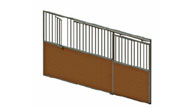 Horse stall: 12-foot stall front with Feeder Door
