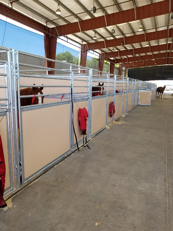 Portable Poly Temporary Horse Stall